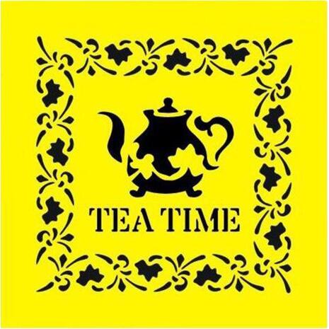 Στένσιλ πλαστικό "Tea time" 16x16εκ. (ST0065) - Ανακάλυψε Στένσιλ για εφαρμογή σε διάφορες επιφάνειες όπως ξύλο, καμβά, ύφασμα, χαρτόνι, γυαλί από το Oikonomou-shop.gr.